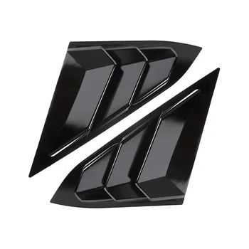 Щори на Задното Странично стъкло за Honda Civic Седан 2016-2021 Аксесоари за Покриване на Въздух - Мрачен Черен
