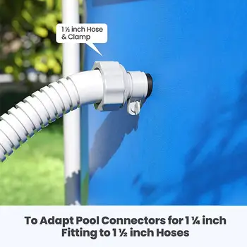 адаптери за помпи за басейн Тип B от 1,25 инча до 1,5 инча за Connector шлангового помпа Intex