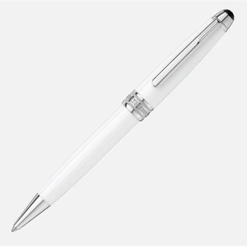 висококачествена бяла химикалка писалка 163 MB/Роликовая химикалка писалка/писалка ученически канцеларски материали, луксозни химикалки подарък