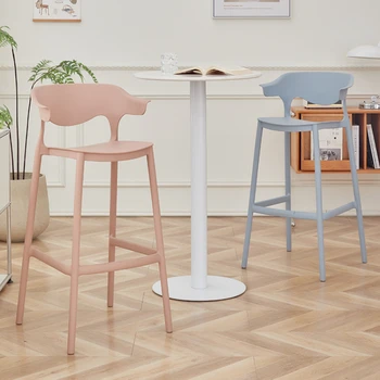 улични пластмасови трапезни столове в скандинавски стил и са Оборудвани с модерни минималистичными бални столове Дизайнерски мебели за дома с високо качество QQ